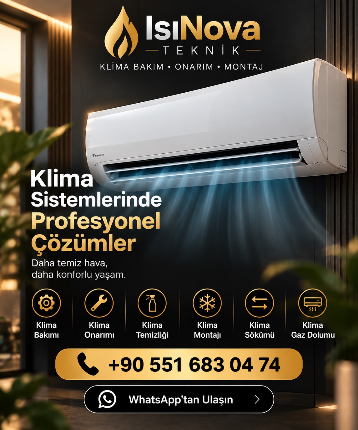 IsıNova Teknik klima bakım ve onarım