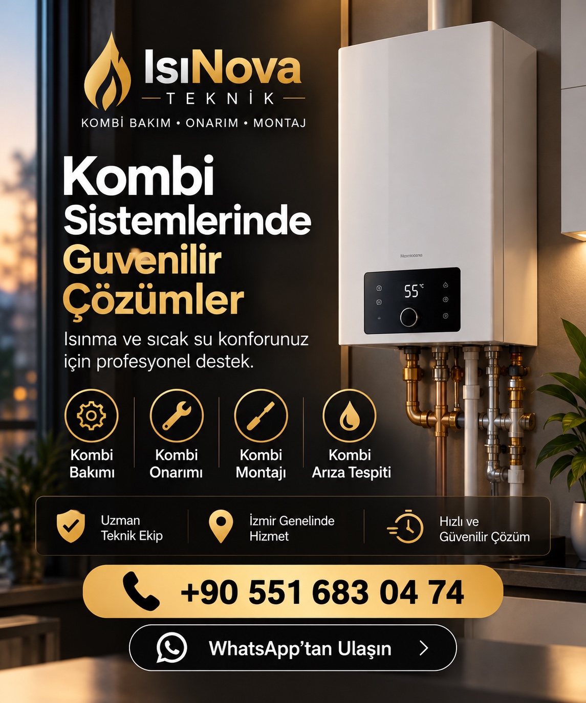 IsıNova Teknik kombi bakım ve onarım